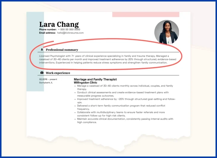 ¿¿Cómo redactar un resumen profesional para tu currículum? [+ ?