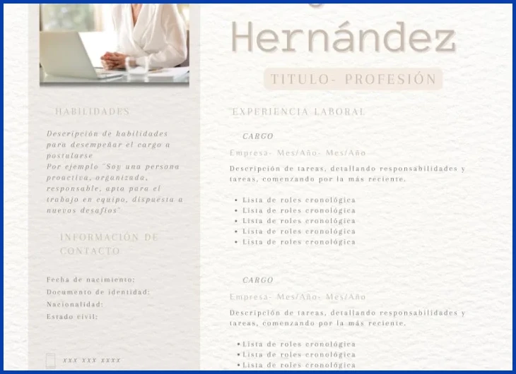 ¿Debo incluir foto en mi CV para postularme en Uruguay?