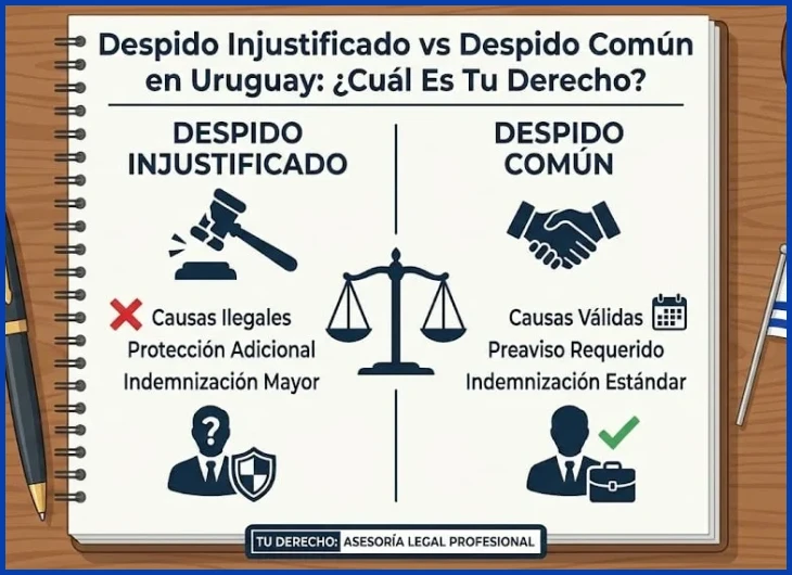 Pasos para confirmar un despido injustificado en Uruguay